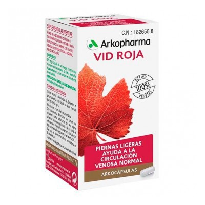 ARKOPHARMA VID ROJA 84 CAPSULAS