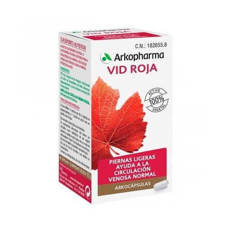 ARKOPHARMA VID ROJA 84 CAPSULAS