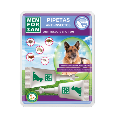 MEN FOR SAN PIPETAS ANTI INSECTOS PERROS