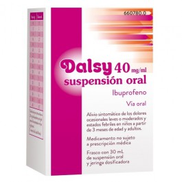 DALSY 40 MGML SUSPENSION ORAL 1 FRASCO 30 ML