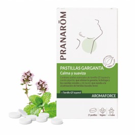 PRANAROM AROMAFORCE 21 PASTILLAS GARGANTA SUAVIZANTES