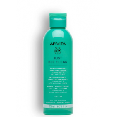 APIVITA JUST BEE CLEAR LOCION PURIFICANTE REDUCTORA DE POROS 200 ML