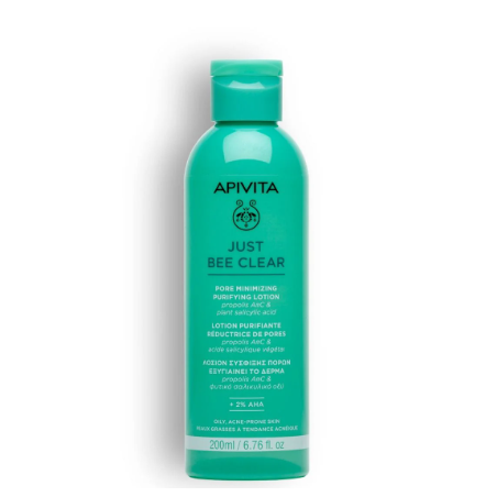 APIVITA JUST BEE CLEAR LOCION PURIFICANTE REDUCTORA DE POROS 200 ML