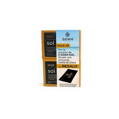 GOAH CLINIC PACK X2 UNIDADES SOL MAS REGALO TOALLA