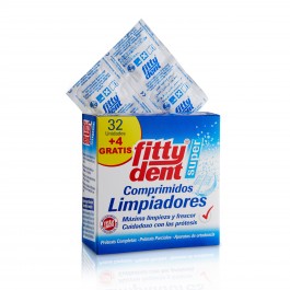 FITTYDENT SUPER COMP LIMPIEZA PROTESIS DENTAL 32  4 COMPRIMIDOS