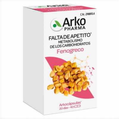 FENOGRECO ARKOCAPSULAS 380 MG