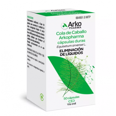 COLA DE CABALLO ARKOPHARMA 190 MG 100 CAPSULAS