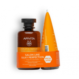 APIVITA PACK KERATINA REPAIR CHAMPÚ  ACONDICIONADOR