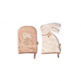 GUANTES DE BAÑO INFANTIL SUAVINEX SEL WONDERLAND 1 PAR SET