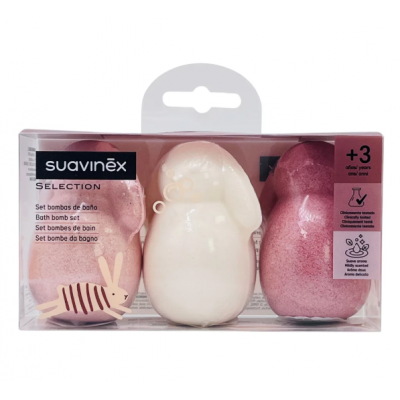 SUAVINEX SEL SET BOMBAS EFERVECENTES BAÑO WONDERLAND  3 AÑOS 3 UNIDADES