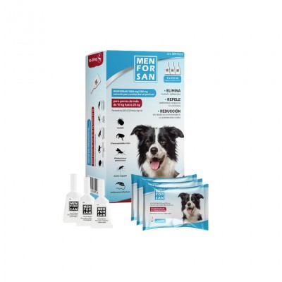 DAMTIX 1250 MG250 MG 3 PIPETAS SOLUCION PARA UNCION DORSAL PUNTUAL PARA PERROS DE 1025 KG 25 ML