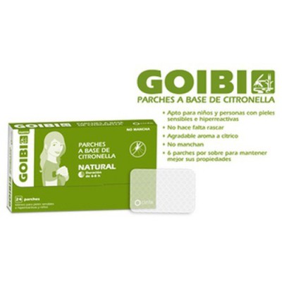 GOIBI PARCHES ADH CITRONELA SOBRE LA ROPA 24 PARCHES