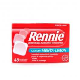 RENNIE 680 mg80 mg 48 COMPRIMIDOS MASTICABLES CON SACAROSA
