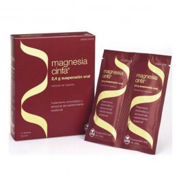 MAGNESIA CINFA 24 G 14 SOBRES SUSPENSION ORAL 12 ML