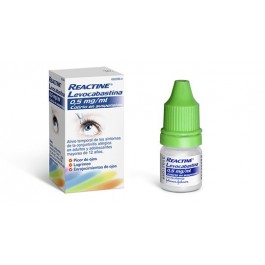 REACTINE LEVOCABASTINA 05 MGML COLIRIO EN SUSPENSION 1 FRASCO 4 ML