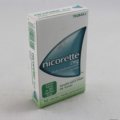 NICORETTE 2 MG 30 CHICLES MEDICAMENTOSOS