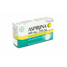 ASPIRINA C 400 MG240 MG 10 COMPRIMIDOS EFERVESCENTES