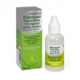 DULCOLAXO PICOSULFATO 75 mgml GOTAS ORALES EN SOLUCION 1 FRASCO 30 ml