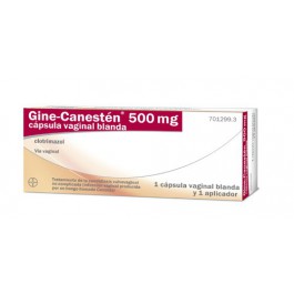 GINECANESTEN 500 MG 1 CAPSULA VAGINAL BLANDA