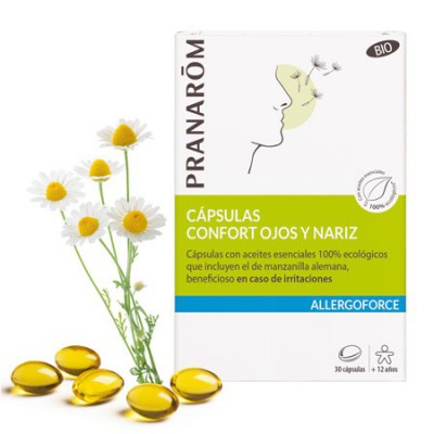 PRANAROM ALLERGOFORCE CAPSULAS CONFORT OJOS NARIZ