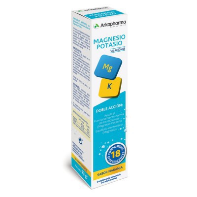 MAGNESIO POTASIO ARKOVITAL EFERVESCENTE 18 COMP