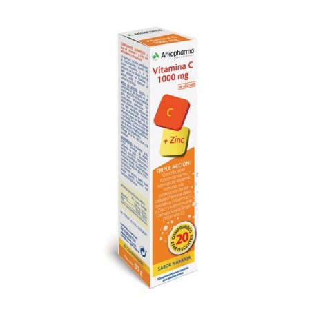 ARKOPHARMA ARKOVITAL VITAMINA C 1000MGZINC 20COMP EFERVESCENTE