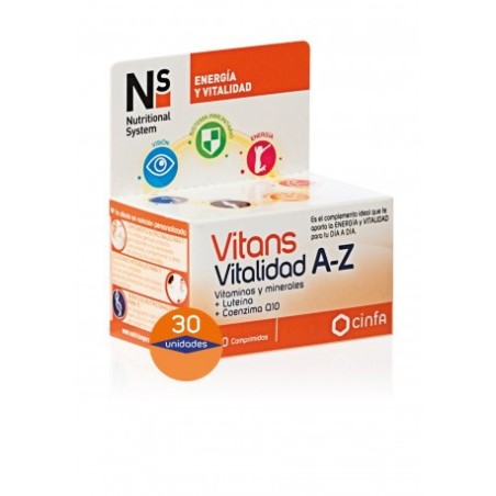 NS VITANS VITALIDAD AZ 30 COMP