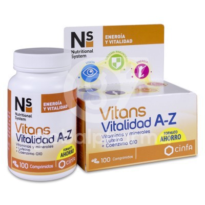 NS VITANS VITALIDAD AZ 100 COMPRIMIDOS