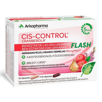 CRANBEROLA CISCONTROL FLASH ARANDANO AMER 20 CAPS