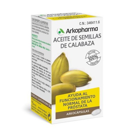 CALABAZA SEMILLAS ACEITE ARKOCAPSULAS