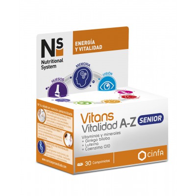 NS VITANS VITALIDAD AZ SENIOR 30 COMPRIMIDOS